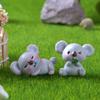 4Pcs Cartoon Cute Koala Micro Landscape Gardening Pottery Small Ornament Cute Mini Koala Diy Accessories