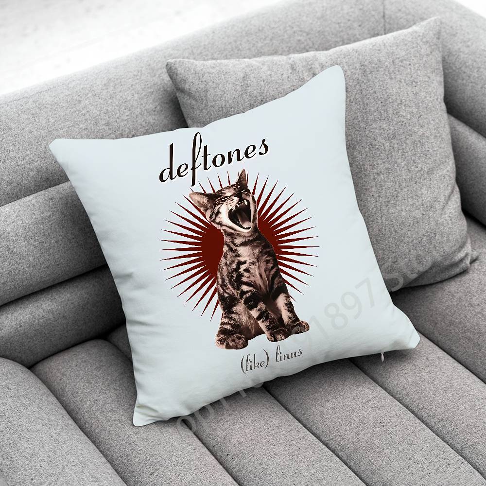 D-Deftones Private Music Diamond Eyes Throw Pillow Case For 30x30cm 40x40cm 45x45cm 50x50cm 55x55cm Square Sofa Pillowcase Shell