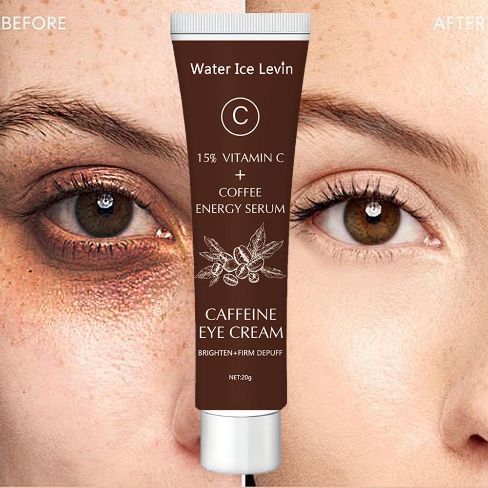 Caffeine + Vitamin C Eye Cream Stick with Botanical Extracts Gently Nourishes Improves Fine Lines Relieves Eye Bags Dark Circles Enhances Elasticity
