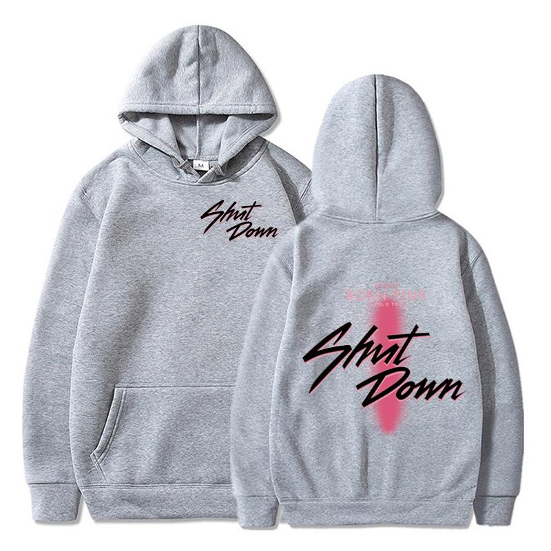 Shut Down Kpop hoodie Fun Jisoo Lisa Rose Jennie Loog comic men's winter warm fashionable and trendy gift hoodie