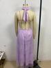 European & American Halter Backless Mesh Skirt Dress - Women's Fashion 2026.