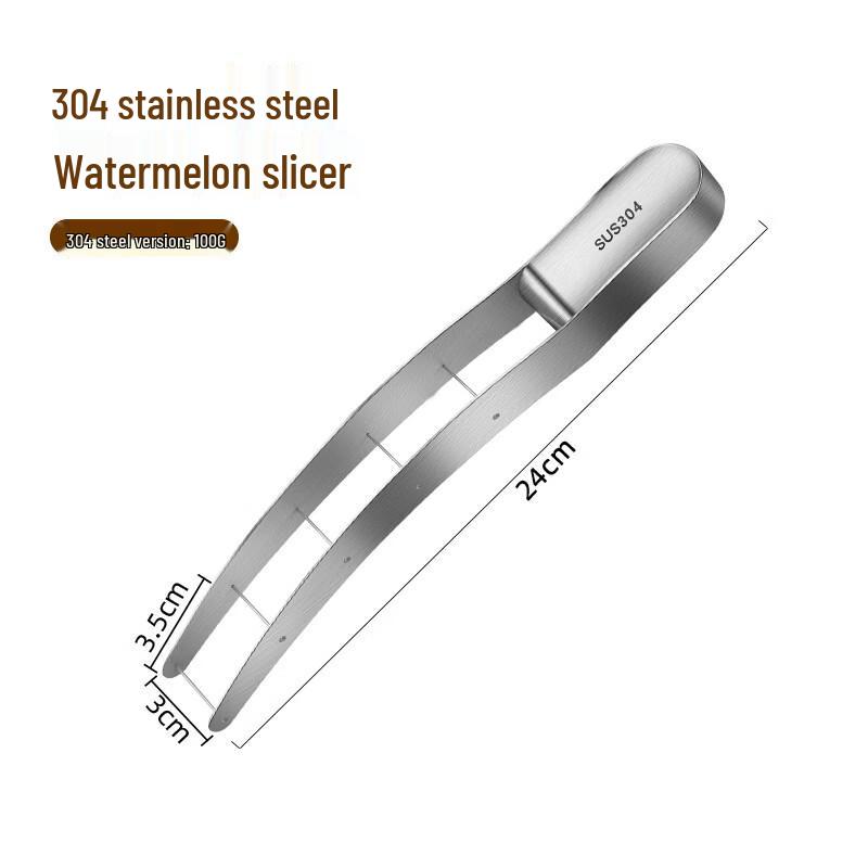 

Stainless Steel Watermelon Slicer & Cutter Set