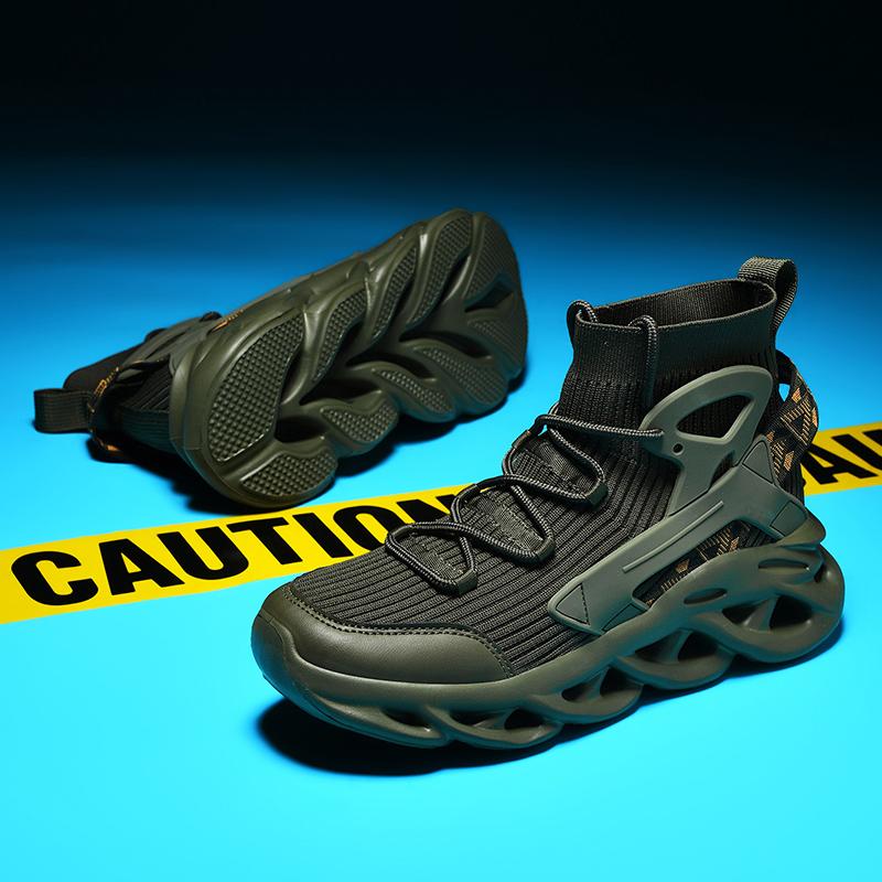 Pánské boty na vysokém podpatku, kotníkové boty, pohodlné a lehké sportovní boty pro muže, tenisové boty, turistické boty, sportovní obuv, velká velikost 46, ležérní boty, pohodlné boty na běhání, tenisky, běžecké boty, sportovní obuv.