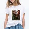 Fashion Cool Melanin Black Tattoo Girl T Shirts Women O Neck Short Sleeve Harajuku Tshirt Kawaii.Png