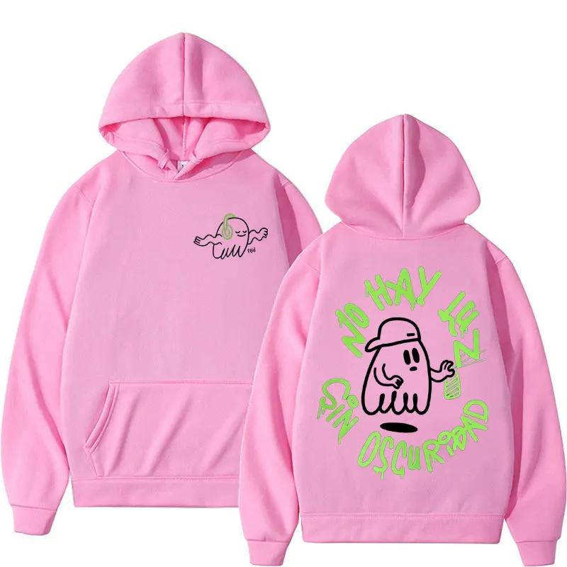 Rapper Feid Ferxxo Mor No Le Temas A La Oscuridad Hoodies for Men Women Fashion Vintage Hoodie Casual Fleece Pullover Sweatshirt