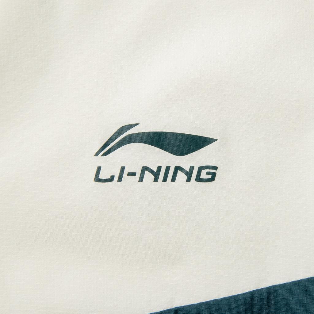 Li Ning Trench Coat Unisex Ivory/Reef Green AFDV609-1