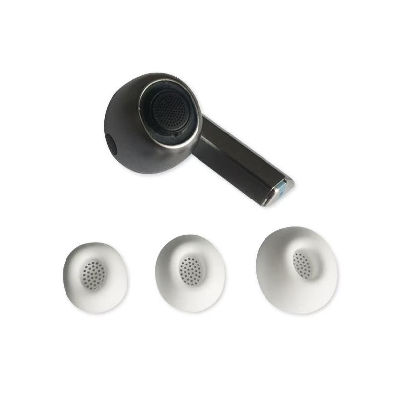 Compatible with Samsung Galaxy Buds3 Pro White/Black In-Ear Earbuds with Soft Ear Hook and Microphone.