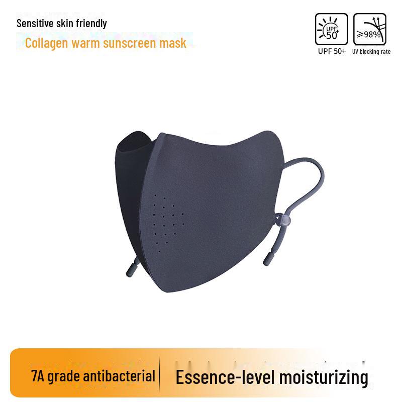 

Высококачественная унисекс маска для осени/зимы: Бархатная подкладка, Дышащий, Защита от солнца и холода, 3D Коллаген One size