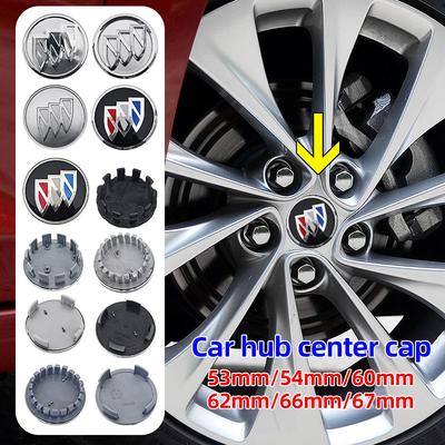 Emblème de centre de roue de voiture (53 mm, 54 mm, 60 mm, 62 mm, 66 mm, 67 mm) pour Buick Enclave, Excelle, XT, GT, Envision, Verano, Regal, LaCrosse, Encore