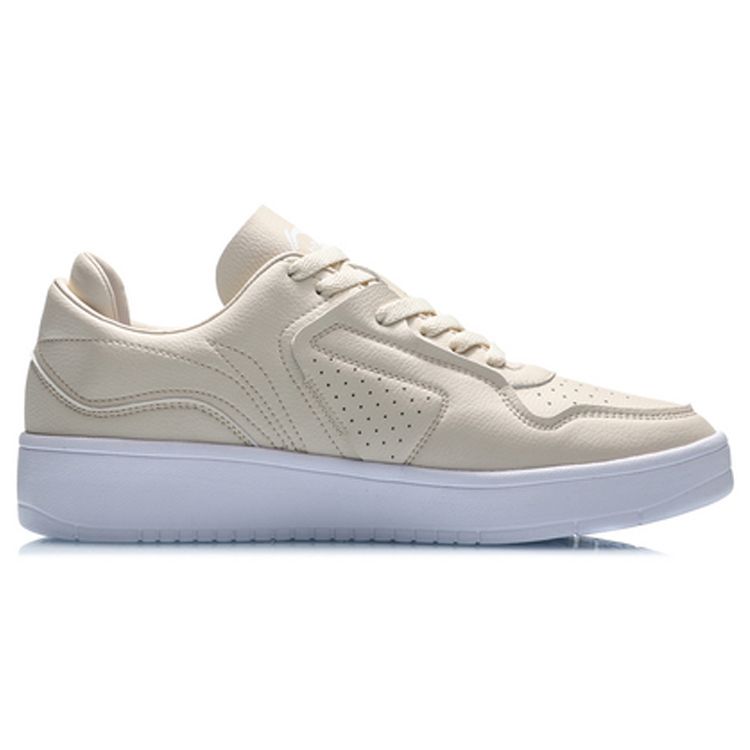 Li Ning Street Player Slip Resistant Shock Absorbing Low Top Skate Shoes Men Sneakers Rabbit-Fur-Gray AGCQ251-3