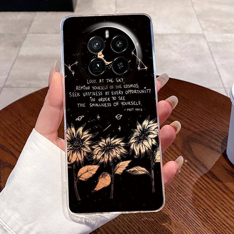 Jelly Casing For Realme GT5 Pro (240W) Funda Capa Clear Silicone Soft TPU Back Cover Cute Cat Rabbit Heart Protective Case Coque