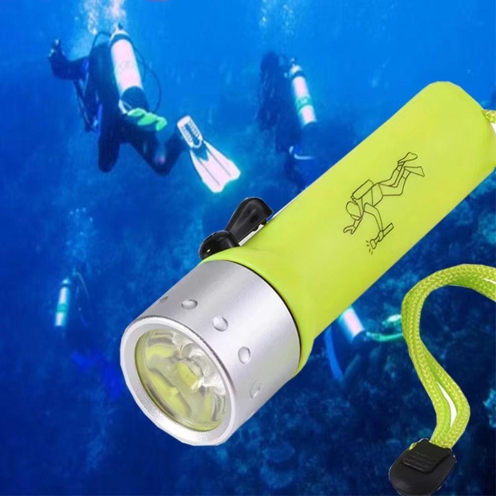 Waterproof Diving Lamp Magnetic Control Underwater Flashlight LED Magnetic Flashlight  Home Outdoor