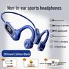 Universal Waterproof Bone Conduction Bluetooth Earphones: Over-Ear, Painless, Sweatproof, for Business and Running