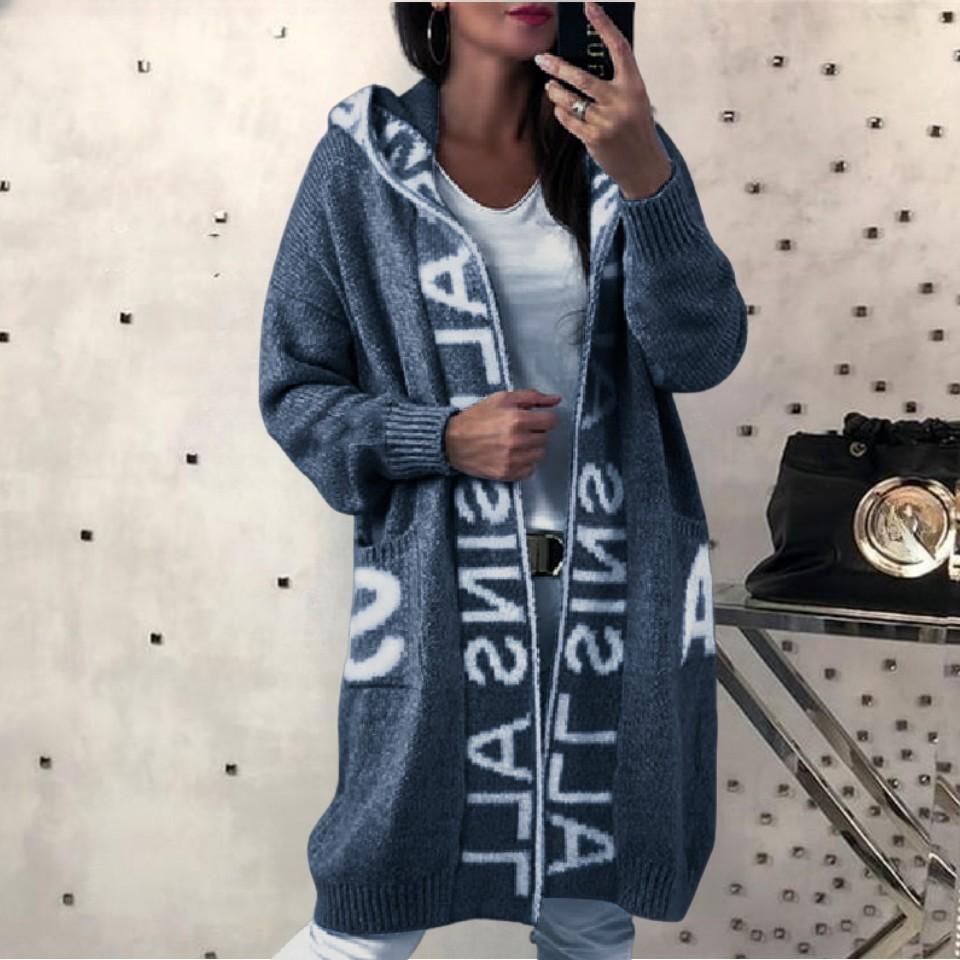 YYFS Women's Fashion Casual Fall Winter Long Sleeve Hooded Sweaters