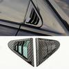 Carbon Fiber Rear Window Louver Shutter Cover Trim For Cadillac XT4 2018-2022
