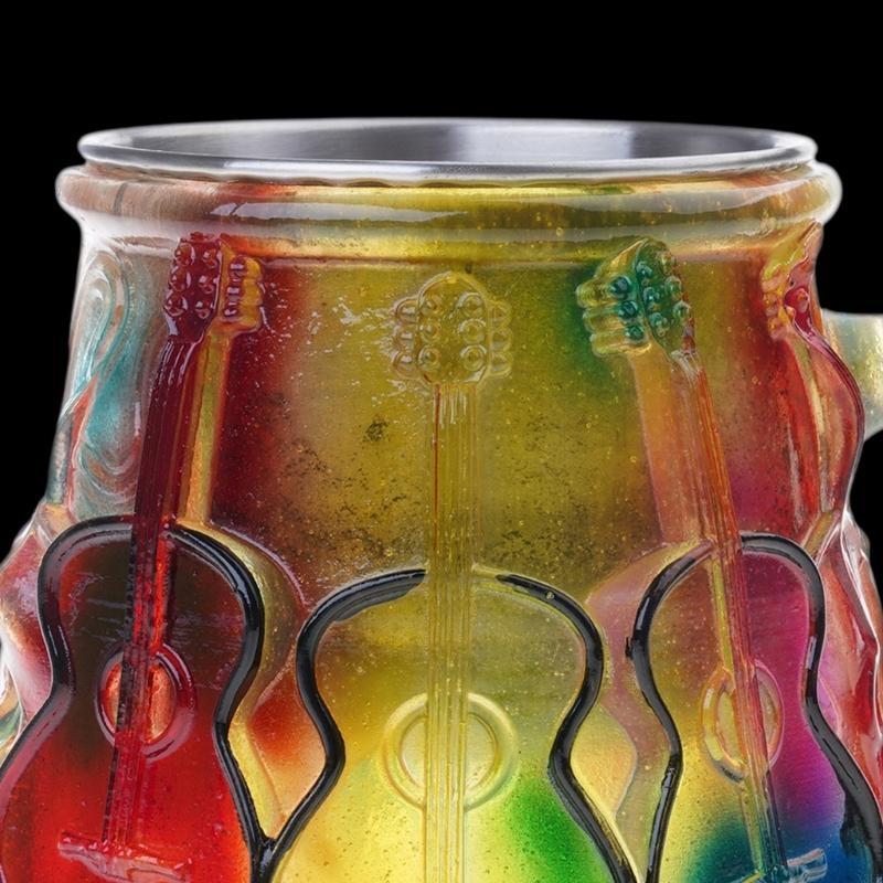 

Heat Resistant Guitar Art Mug Coffee Cup for Home and Office Use Gift For Men X3UC CN