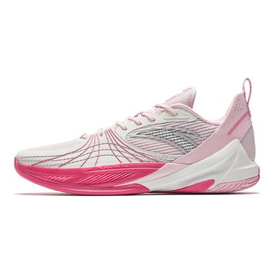 Quick Decision 6 Slip Resistant, Abrasion Resistant, Breathable Low Top Basketball Shoes Men's Pink White 112511108-3