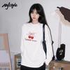 MJ STYLE Sweet Pure Cotton Loose Long Sleeve T-Shirt