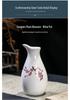 Yinjiu Ceramic Wine Set - Includes 1 Decanter and 6 Cups - Ideal for Events and Gifting