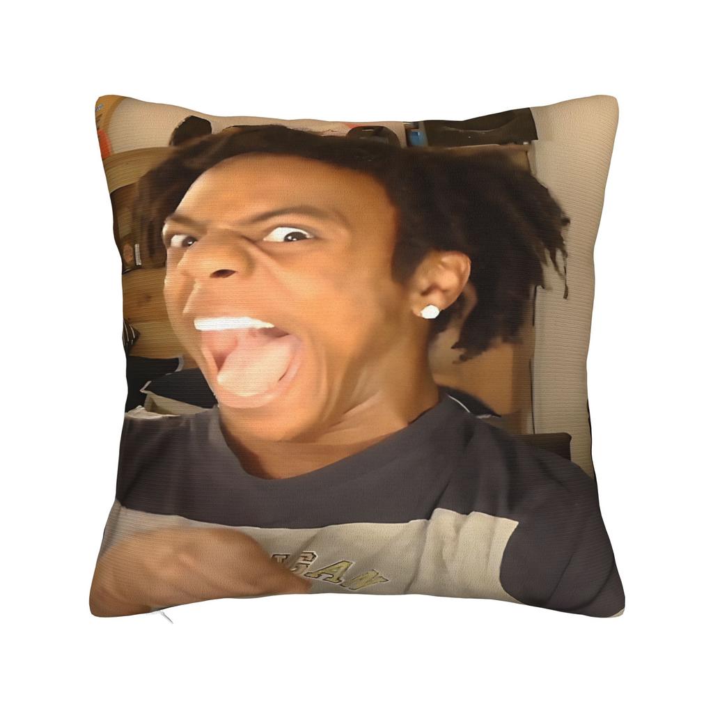 Ishowspeed Funny Meme Square Pillow Case Cushion Covers Awesome Zipper Decorative Throw Pillow Case Cover For Home 45*45Cm