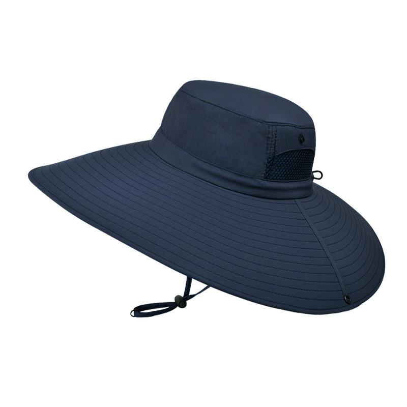 Summer Sun Protection Wide Brim Fisherman Hat For Men Outdoor Fishing And Hiking