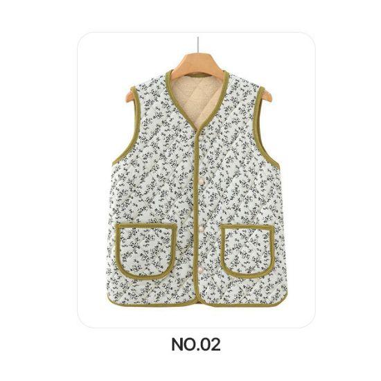 Thick Warm Fleece-Lined Vest/korean kimjang vest (Free Size) / kimchi vest / korean vest