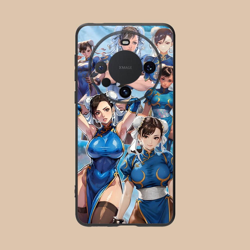 Street Fighter Chunli Phone Case for Huawei Mate 60 50 40 30 20 10 Pro Plus Lite E 5G Colorful Printing Cover Cover Luxury