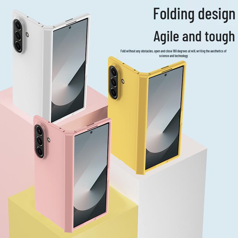 Samsung Z Fold7 Matte Skin-Feel Full Coverage Drop-Proof Case for Fold6