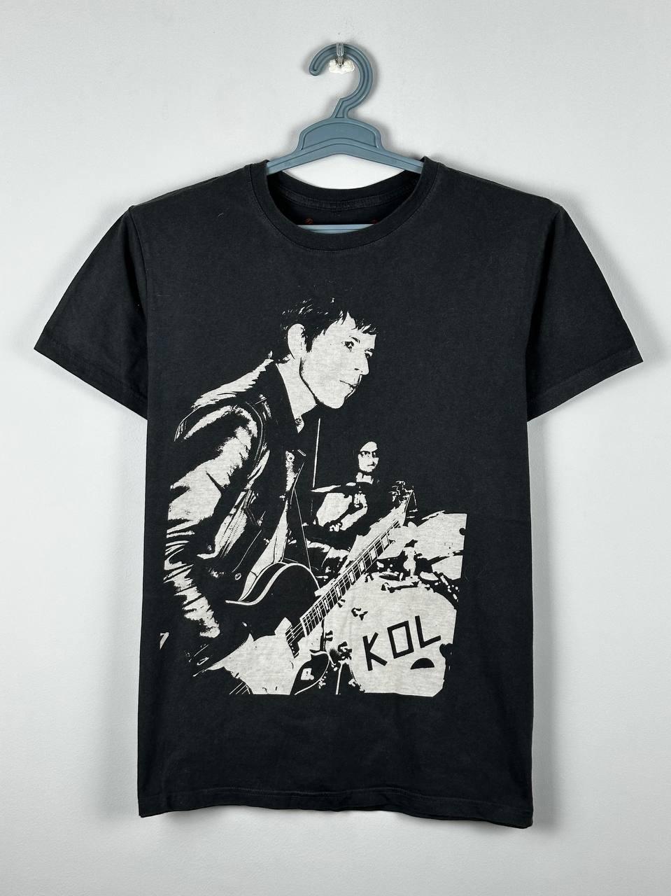 Kings Of Leon Rock Band Faded T-shirt Size M Unisex T-Shirt XL