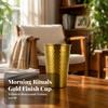 Koperkleurig Beker Lange Levensduur Tumblers Lichtgewicht voor Home Bar, Picknicks
