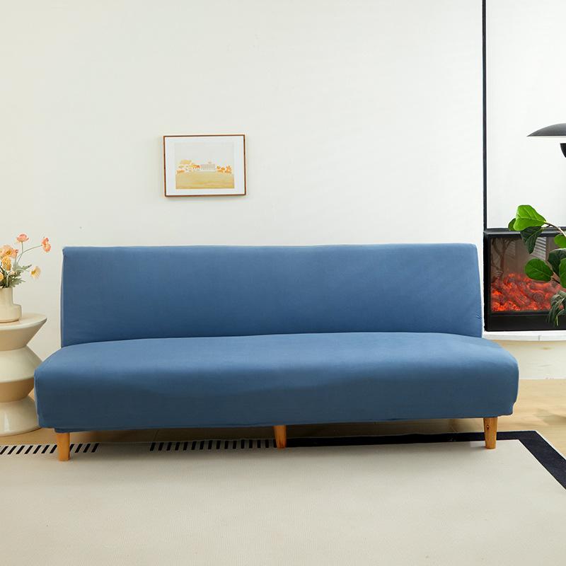 Breathable Sofa Bed Cover Without Armrestastic Couch Bed Cover Washable Anti Scratch Sofa Protector For Cat For Living Room