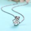 Rose Diamond Pendant Fashionable And Simple Korean Version Niche Design Necklace Women'S Valentine'S Day Gift Ins