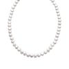 Collier Luxenter En Argent 925 Avec Perle Blanche Finie En or Jaune 18K - Kipepeo