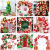 Weihnachtsstange Elch Rot und Grün Ballon-Set Weihnachtsmann Süßigkeit Geschenk Aluminiumfolien-Ballon-Kranz Party Aluminiumfolien-Ballons