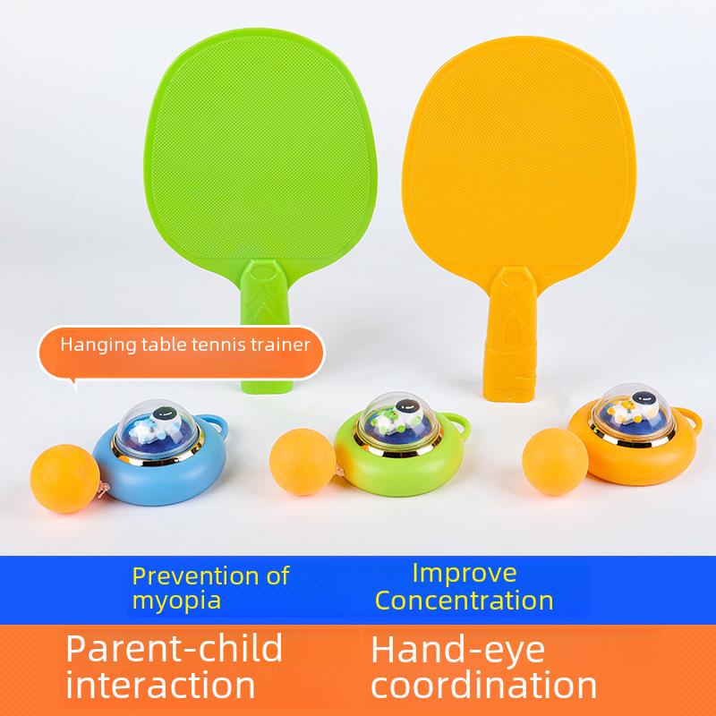 Astronaut-Themed Hanging Table Tennis Trainer for Indoor Parent-Child Play.