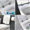 Bulloni e Viti per Sedile WC Rilascio Rapido Fissaggi Cerniera Superiore Viti con Tappo di Gomma Espandibile Kit Universale di Ricambio per Sedile WC