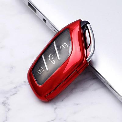 TPU Car Key Case for Roewe RX5/RX3 and MG HS - Two-in-One Key Shell Cover
