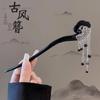 Traditional Sandalwood Hairpin for Chinese Cheongsam & Hanfu Updo