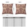 William Morris Brer Rabbit Burgunder Quadratische Kissenhülle Polyester Leinen Samt Kreative Dekor Kissenbezug Bettkissenbezug 18