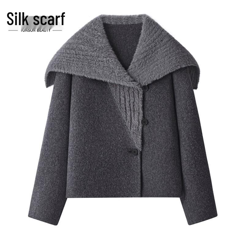 

Cypress House Women s Double-faced Long Sleeve Coat XL