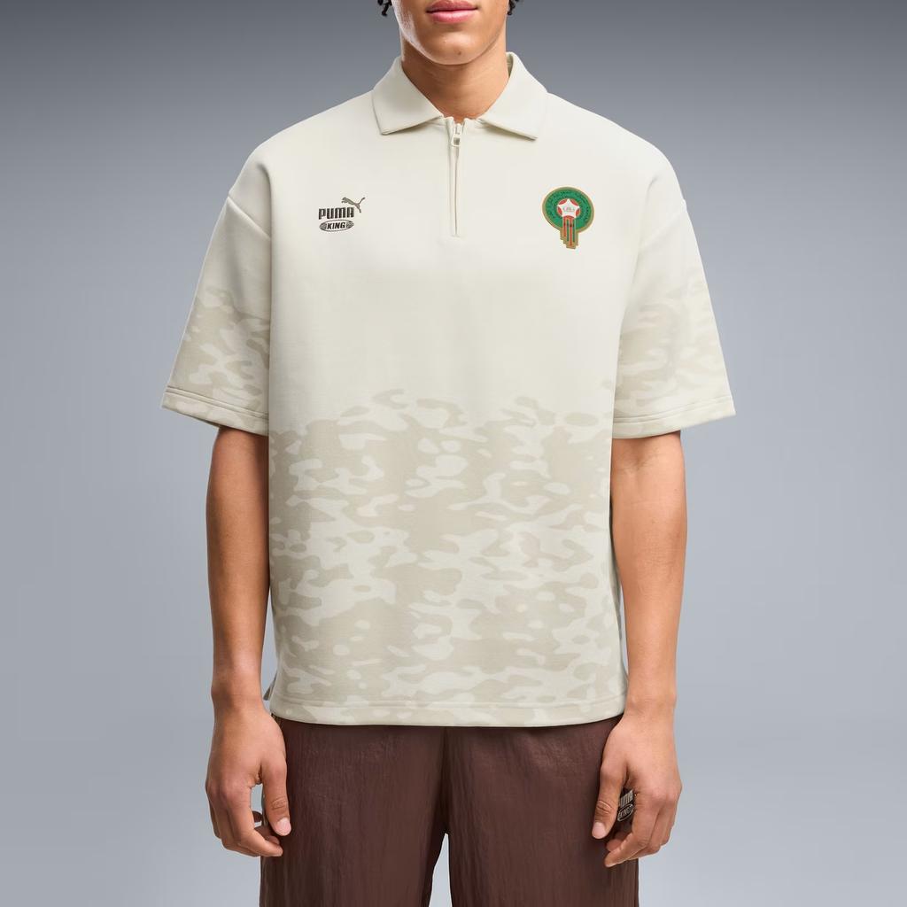 Puma X MOROCCO X SALEHE BEMBURY KING Relaxed Polo 'Alpine Snow' Men's 635133-87