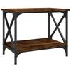 823329 vidaXL Table d'appoint Chêne fumé 55x38x45 cm Bois d'ingénierie