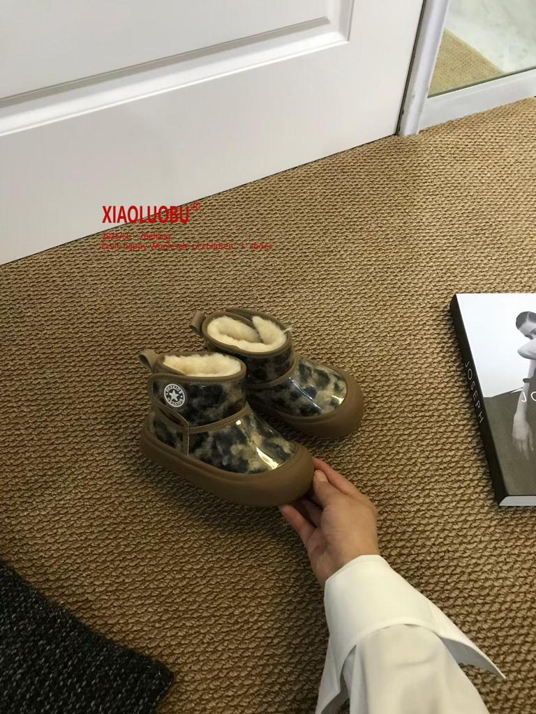 Kids' 2025 Winter Waterproof Anti-Kick Fashion Shoes - Warm, Comfortable Snow Boots for Boys & Girls
