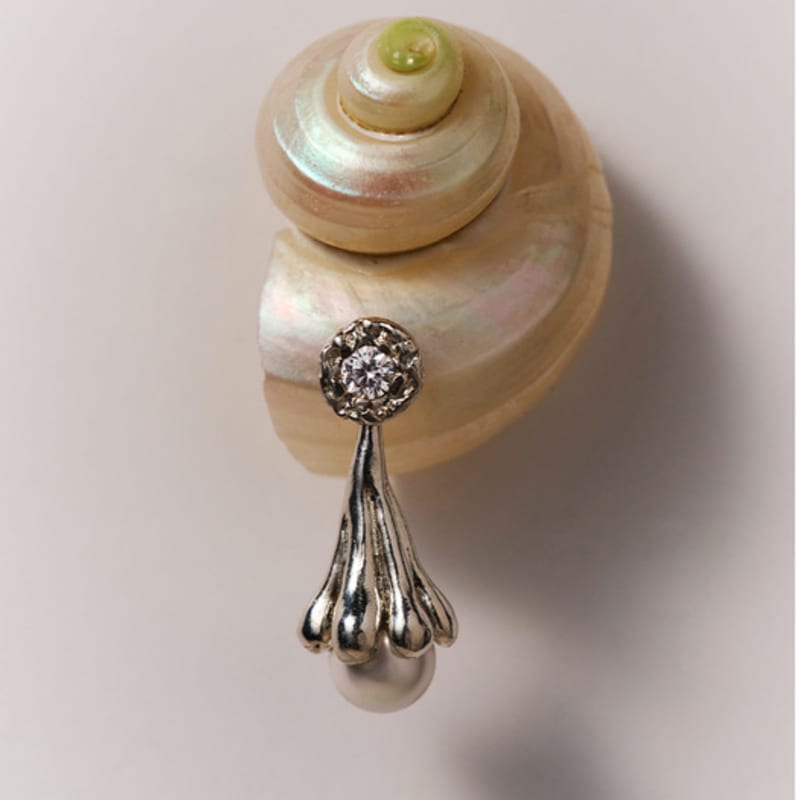 liersi Velvetpearl natural stone earrings