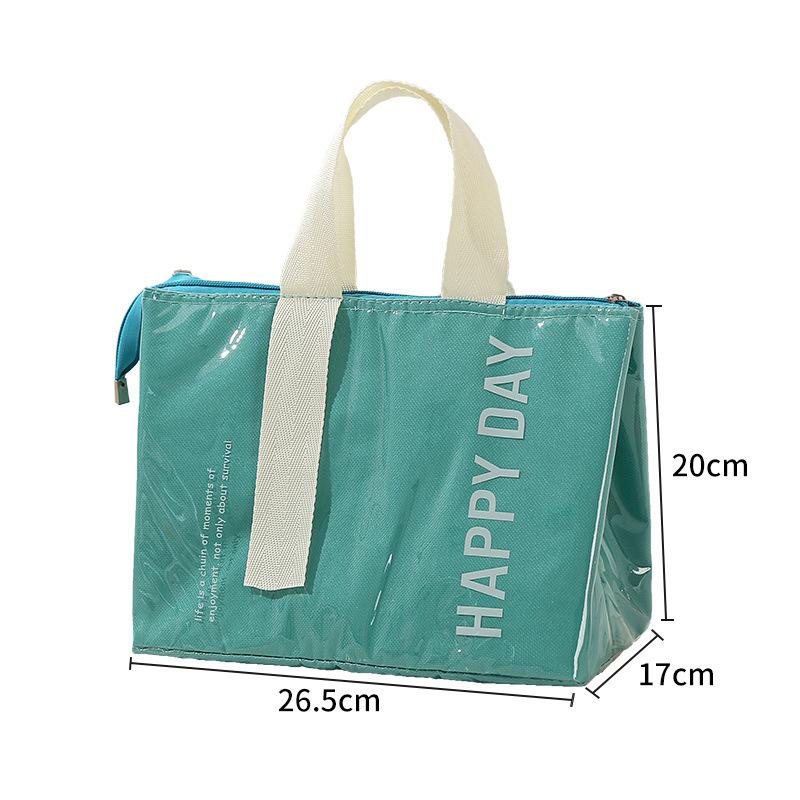 Insulated Lunch Box Bag Picnic Food Storage Tote Bag Student Work Office Picnic Thermal Bento Box Bag Waterproof Travel Bag