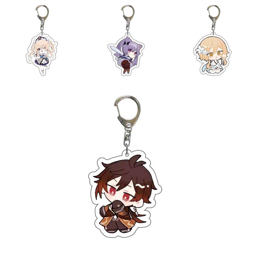Vibrant Cartoon Keychain With Alloy Silicone Chain For Kids And Fans
