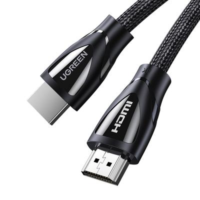 Braided Cable with HDMI 21 Connectors 8K 4K 3m Black