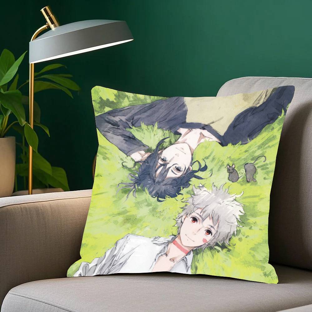 NO.6 Anime Pillow Case Fashion Square Pillowcase Bedroom Sofa Room Ins Decoration Leisure