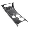 Car Center Console Water Cup Holder Panel Decorative Frame Sticker for Mercedes GLA CLA A Class W176 2013-2018 LHD Carbon Fiber