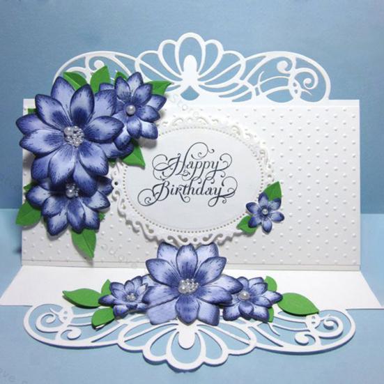 Lace Decoration Cutting Dies DIY Scrapbook Paper Cards Album Craft Stencil Mold